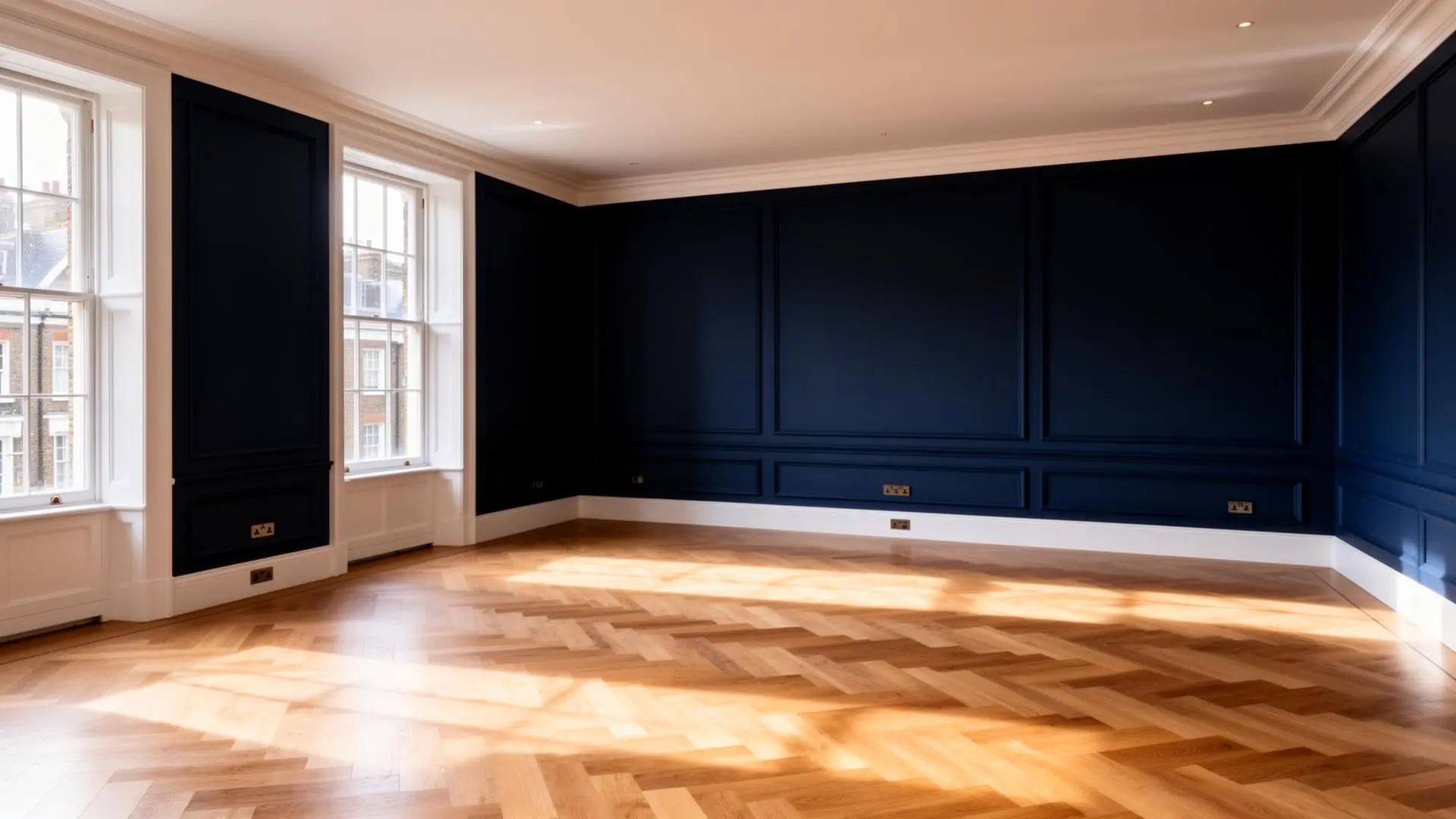 Professionally cleaned rental property interior ready for inspection